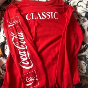 Red Coca-Cola long sleeve